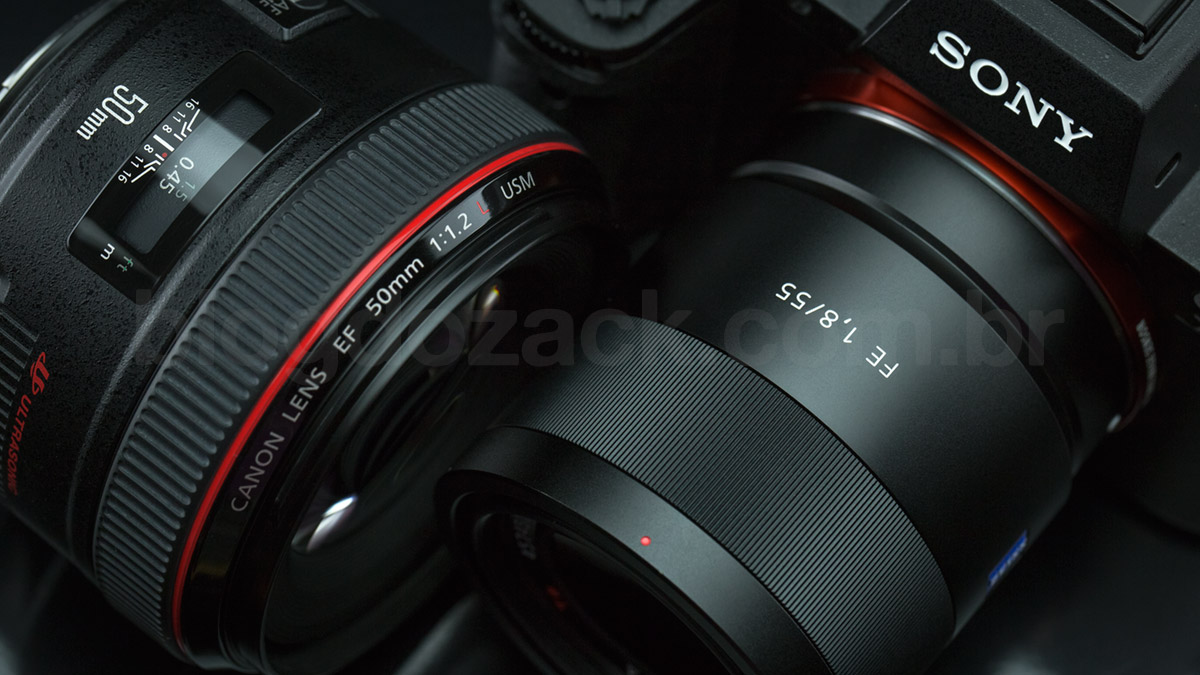 Sony FE 55mm f/1.8 ZA Canon EF 50mm L USM