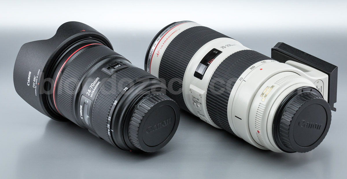 Canon EF 24-70mm 70-200mm f/2.8L II USM