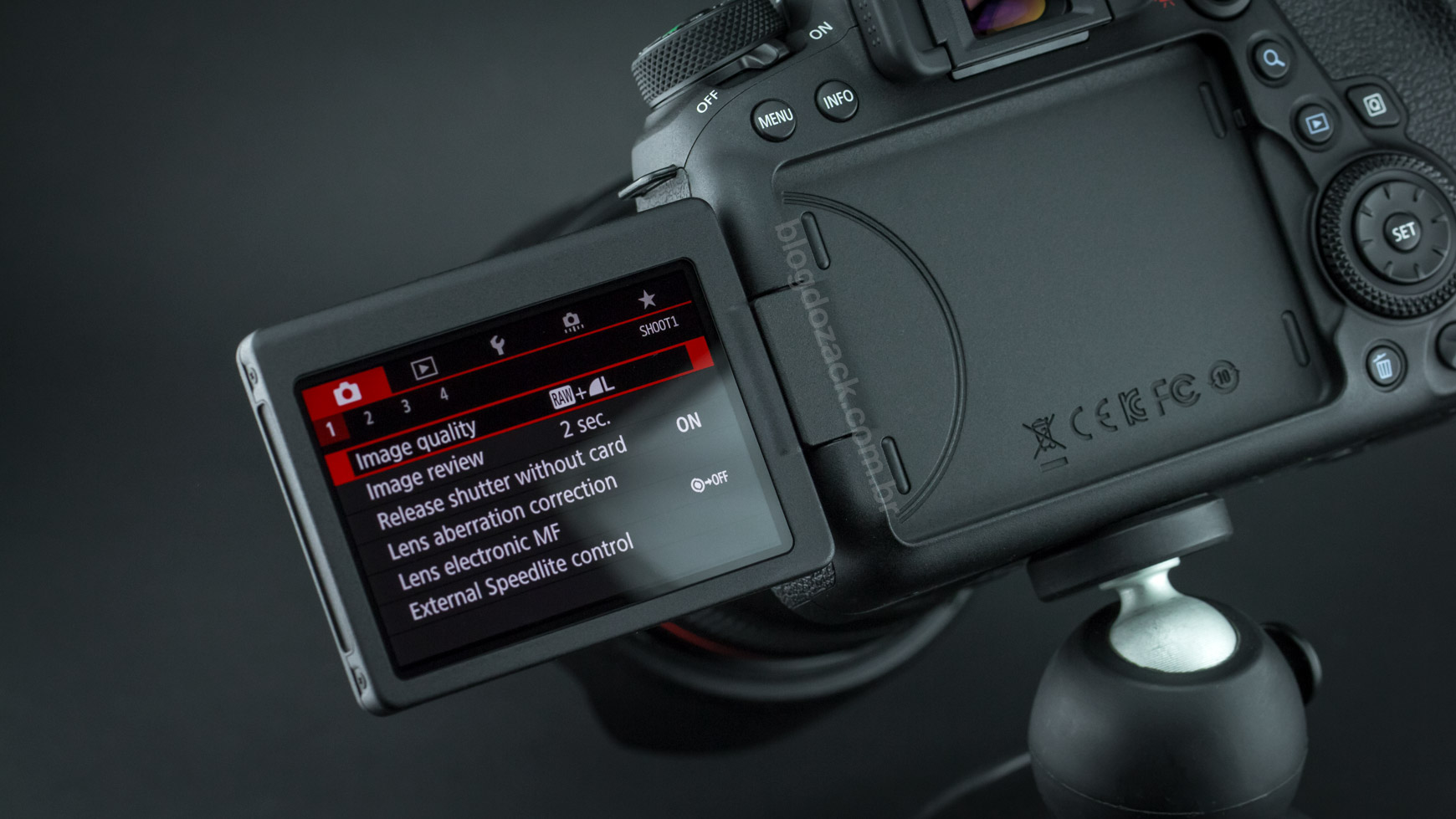 Canon EOS 6D Mark II LCD