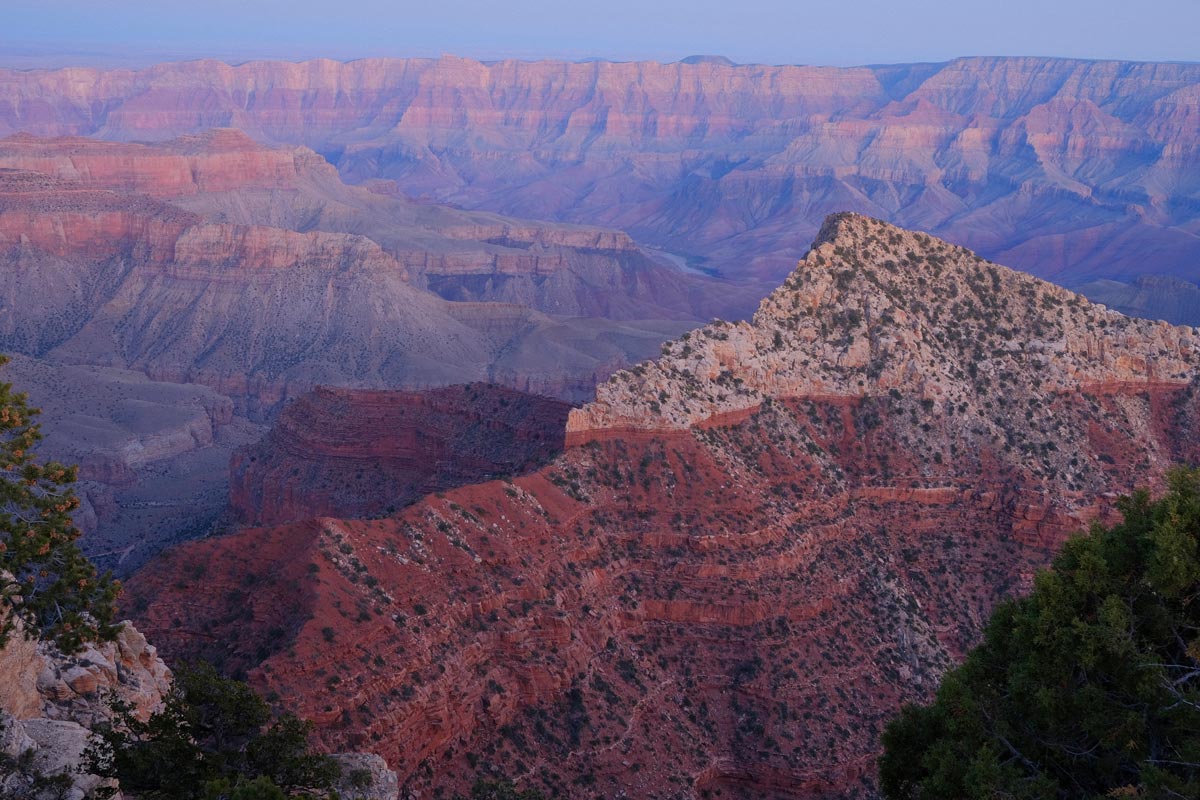 “Grand Canyon” com a XF 23mm f/2 R WR em f/7.1 1.1s ISO200, Astia; JPEG direto da câmera.